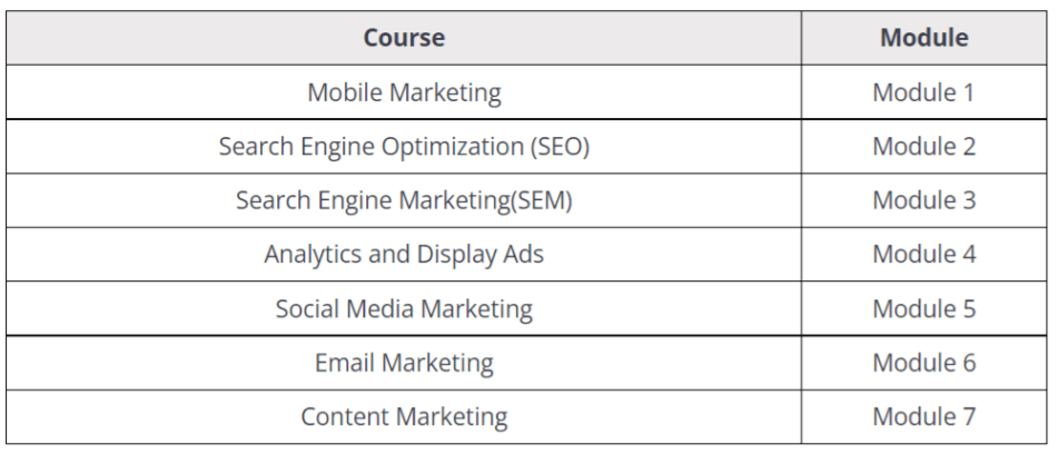 Digital Marketing courses in Delhi