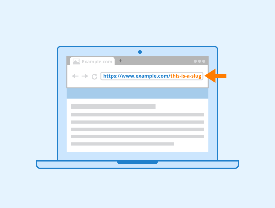 What is a URL slug?